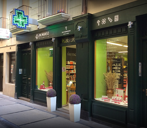 Foto fachada farmacia Manso Estella